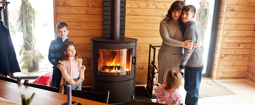 Morso Cast Iron Fireplace Insert Installation in Northdale, Florida