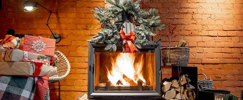 Travis Industries Linear Gas Fireplace Installation in Northdale, Florida