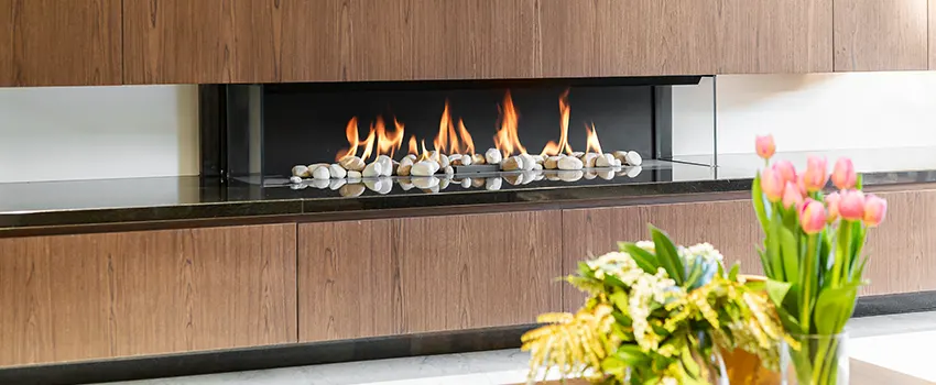 Double-height Fireplace Design Refurbishment in Northdale, Florida